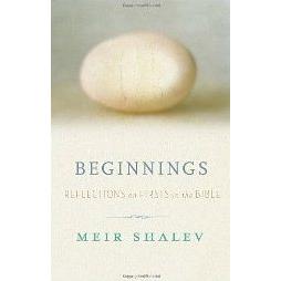 Beginnings: Reflections on the Bible's Intriguing Firsts, A Bestseller by Meir Shalev