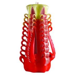 Ner Mitzvah 8" Hand Carved Havdalah Candle