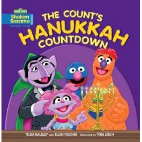 The Count's Hanukkah Countdown. By Tilda Balsley & Ellen Fischer - Hardcover or Paperback