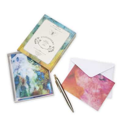 Designer Stationery Gift Set of 12 Cards with Meaningful Message
