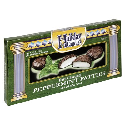 Holiday Candies Dark Chocolate Peppermint Patties Kosher for Passover