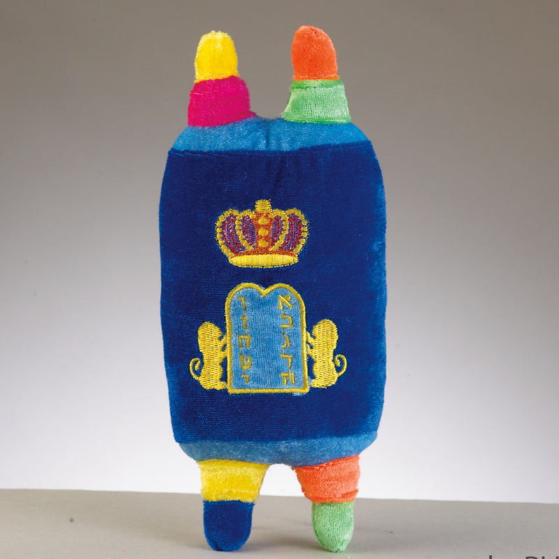 Children's My Very Own Soft Small  Plush Torah Colorful Toy 8"