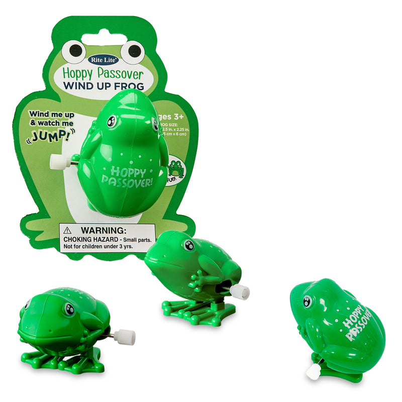 Wind Up "Hoppy Passover" Frog  Endless Pesach Seder Entertainment!