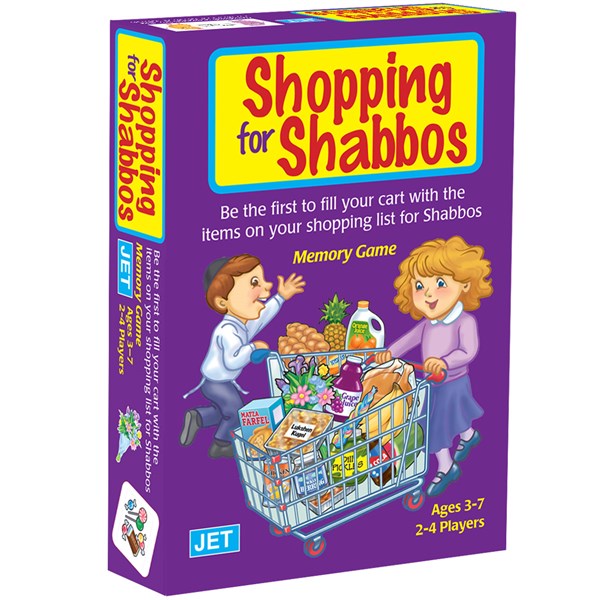 Memory Game Shopping for Shabbos - For ages 3-7 2-4 Players