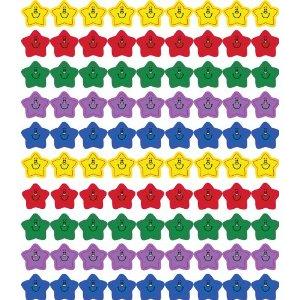 Smiling Stars Chart Seals / Mini Stickers Set of 810