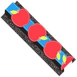 APPLES Pop-It Dimensional Bulletin Border Set 3" x 24' 8 Strips per Pack