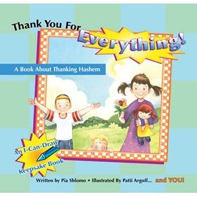 Thank You for Everything - I-Can-Draw Keepsake Book. Hachai Publishing House