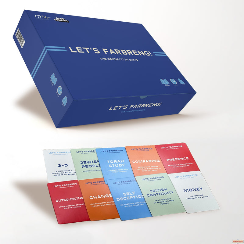 Let’s Farbreng! Jewish Board Game Age 14 Up to 4-10 Players