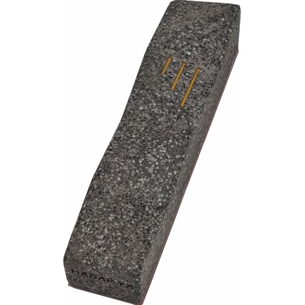 Grey Cement Terrazzo & Marble Mezuzah by Israeli Designer Hadarya $55 Kosher Parchment included
