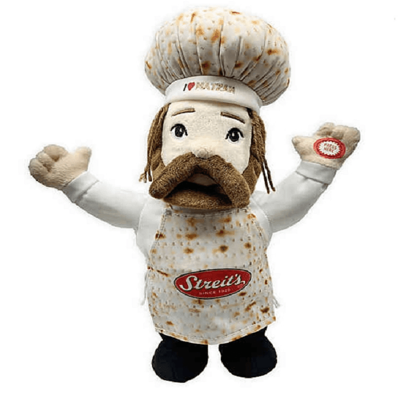 Streit’s Sam The Matzo Man Original Musical Plush Toy 14" Jewish Passover Toy