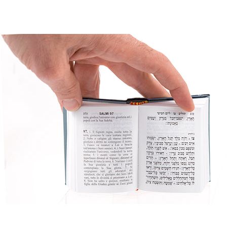 Salmi Tehillim Hebrew Italian Pocket Size Book of Psalms - with Italian Translation