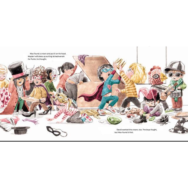 Max's Mask: A Purim Story by Havvah Deevon  Ages 4 - 7 years