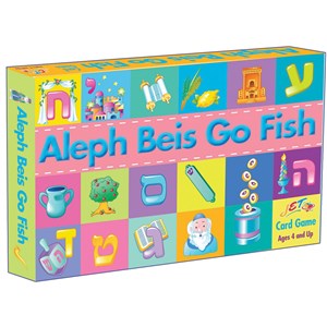 Alef Beis Go Fish Jewish Hebrew Game 44 Large Cards Ages 4 and up