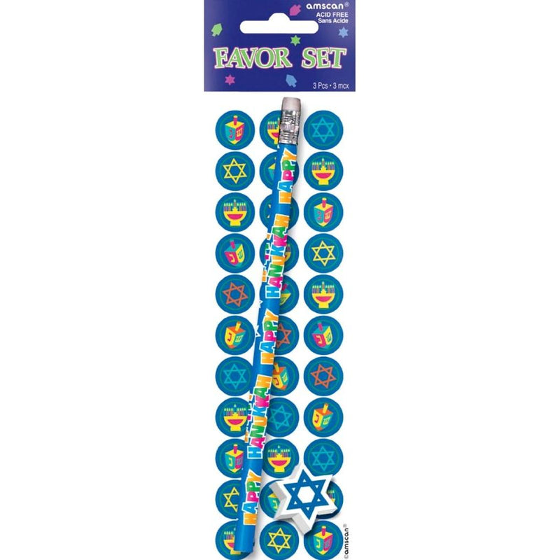 Chanukah Favor Set of 3 - Party Supplies