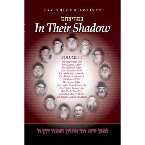 In Their Shadow Volume 3 By Rabbi Shlomo Lorinzc Lives of 13 Recent Gedolim