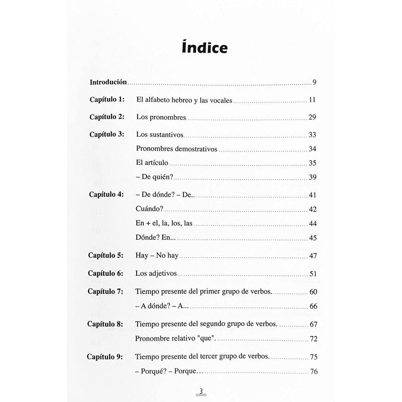 Hebreo con Placer Hebreo sin profesor  Hebrew With Pleasure Without a Teacher's Help Spanish Edition