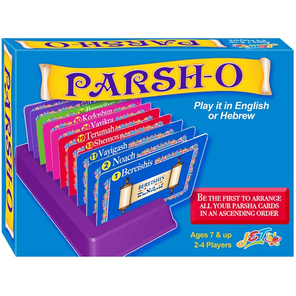 PARSHO PARSH-O Jewish Educational TORAH GAME to Play in English and in Hebrew