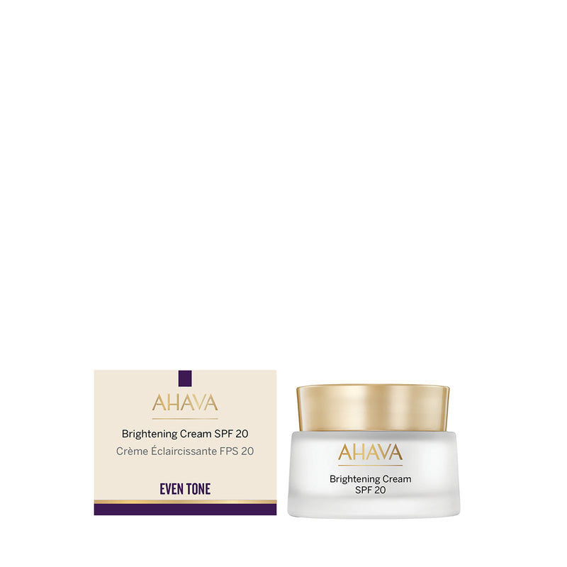 AHAVA Even Tone Brightening Cream Active Deadsea Minerals SPF 20 50ml