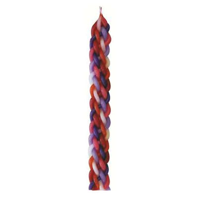 2 Colors 6 Braid Havdalah Candle Available in many color combinations