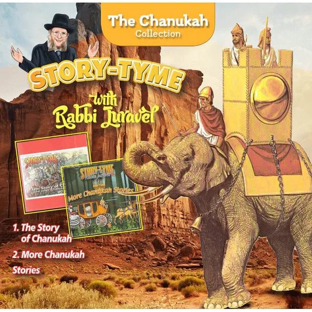 Story-Tyme with Rabbi Juravel 2 CDs on USB Flash Drive Story Time The Chanukah Collection
