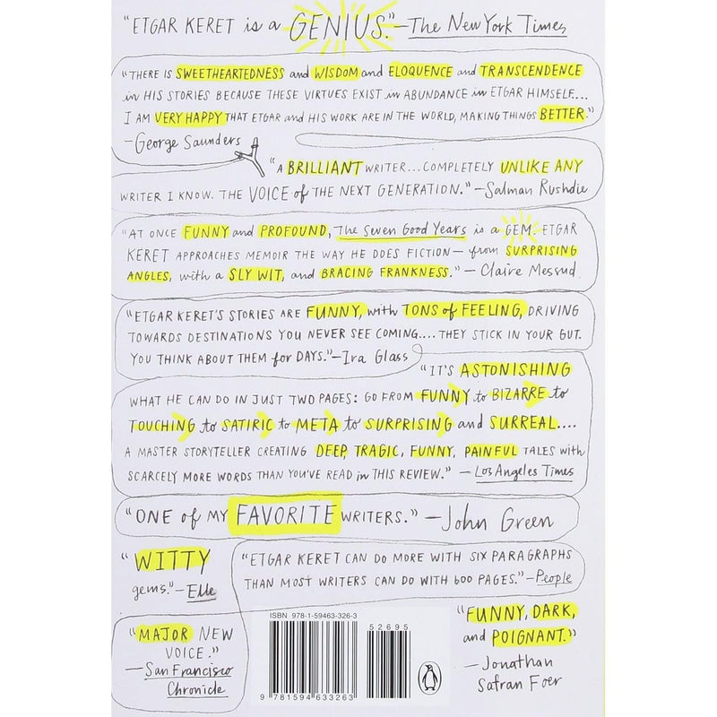 The Seven Good Years: A Memoir By Etgar Keret