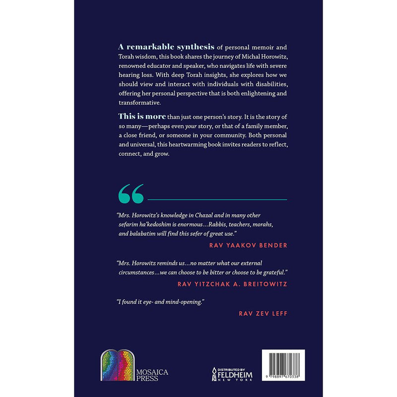 Abled: Living with a disability the journey of Michal Horowitz