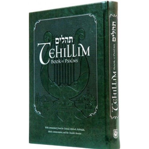 Gift Edition Tehillim Book of Psalms with English translation commentary Hebrew English