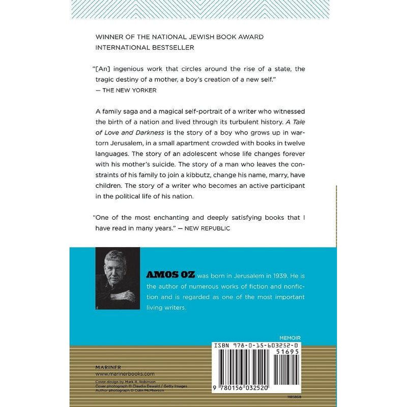 A Tale of Love & Darkness: A Memoir, by Amos Oz