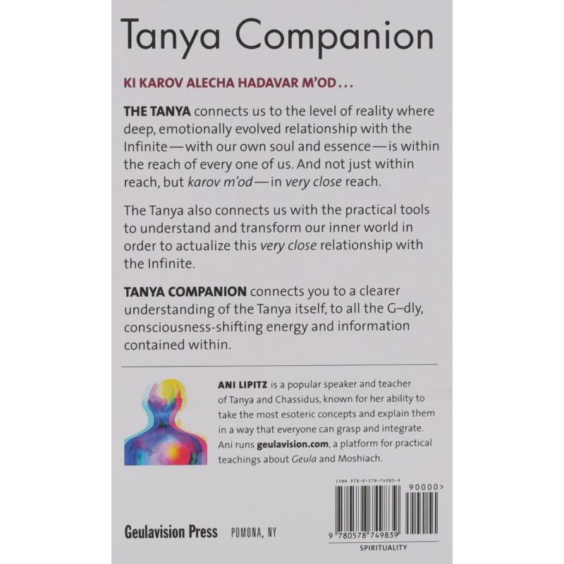 Tanya Companion By Ani Lipitz