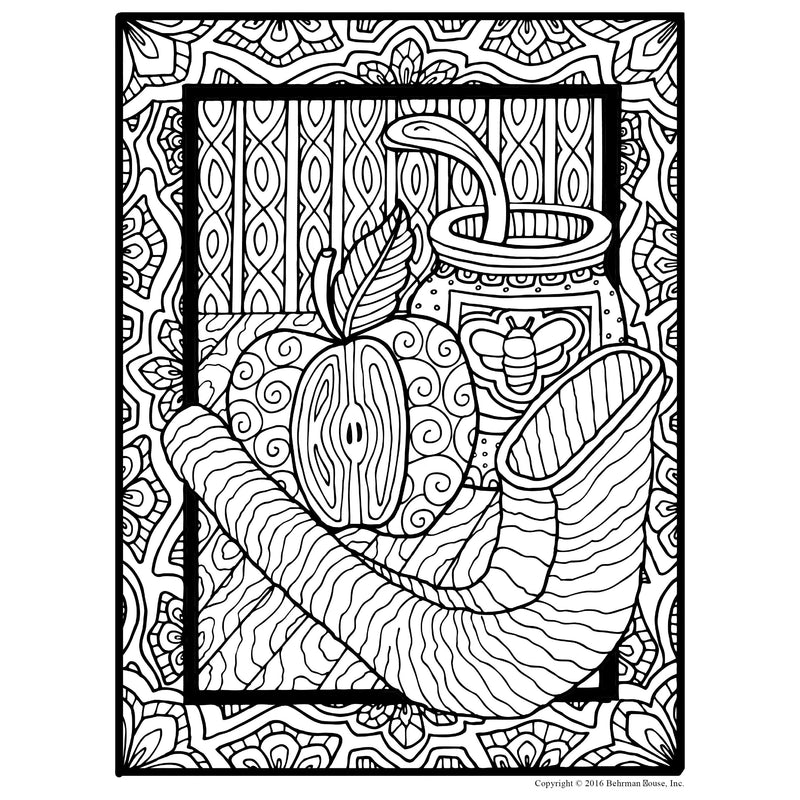 Shalom Coloring: Adult Coloring Book by Judy Dick