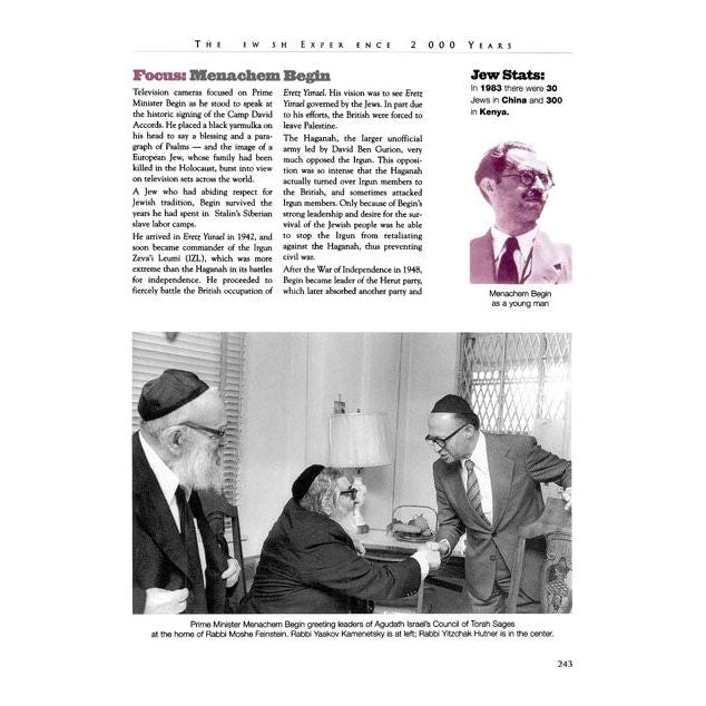 THE JEWISH EXPERIENCE: 2000 YEARS A Collection of Significant Events By Rabbi Nachman Zakon