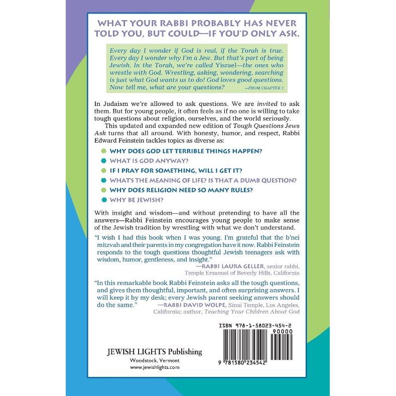 Tough Questions Jews Ask: A Young Adult's Guide to Building a Jewish Life By Edward Feinstein