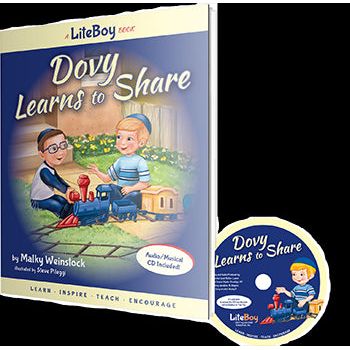 A Lite Boy 3 Children's book & CD: Dovy Learns to Share By Malky Weinstock