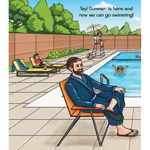 LET'S SWIM SAFELY! My First Board Book About Water Safety by Bracha Goetz