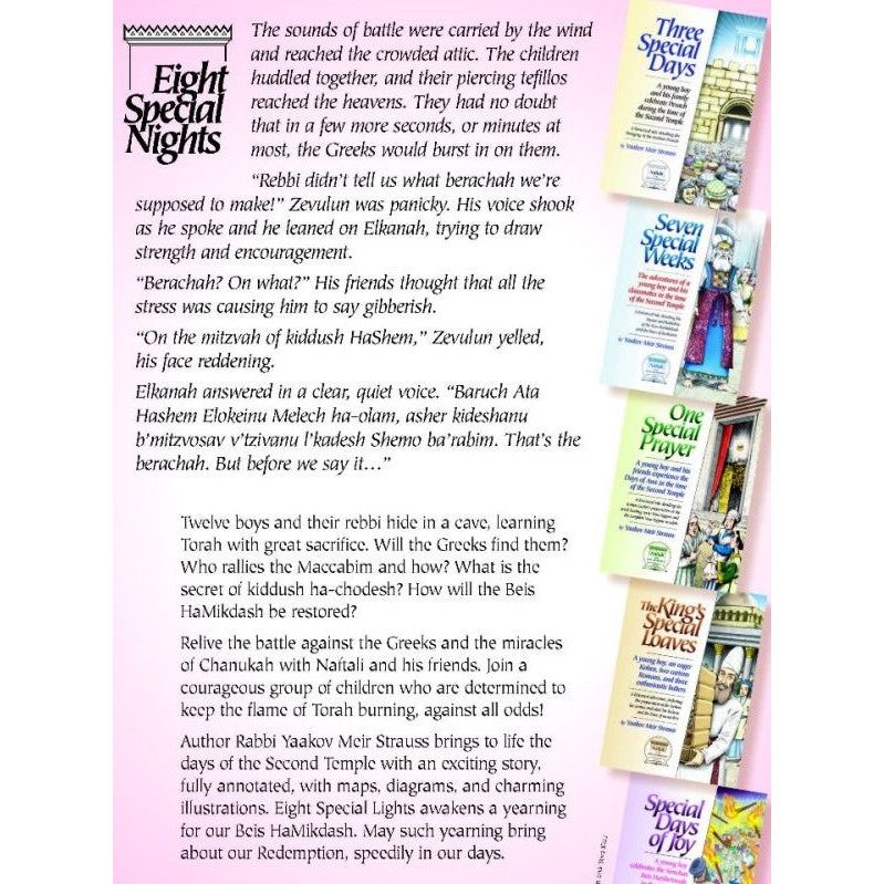 Eight Special Nights Through A Historical Adventure The Miracles Of Chanukah By Yaakov Meir Strauss
