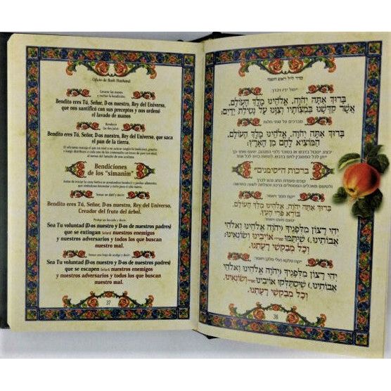 Sefer ha-Berajot Libro de las Bendiciones Hebreo Espanol Birkat Hamazon & Haggadah Hebrew Spanish