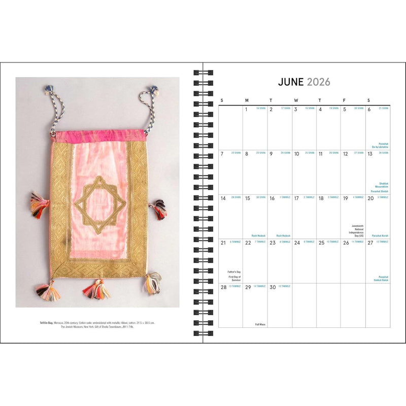 The Jewish Museum New York Calendar 2025–2026 Hebrew Calendar 5786 16-Month Planner Calendar