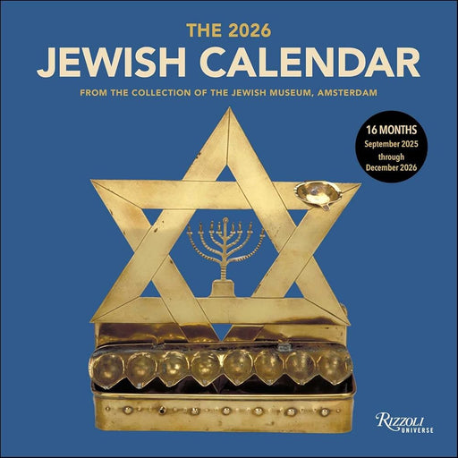 The Jewish Calendar 2025–2026 (5786) 16-Month Wall Calendar cover image