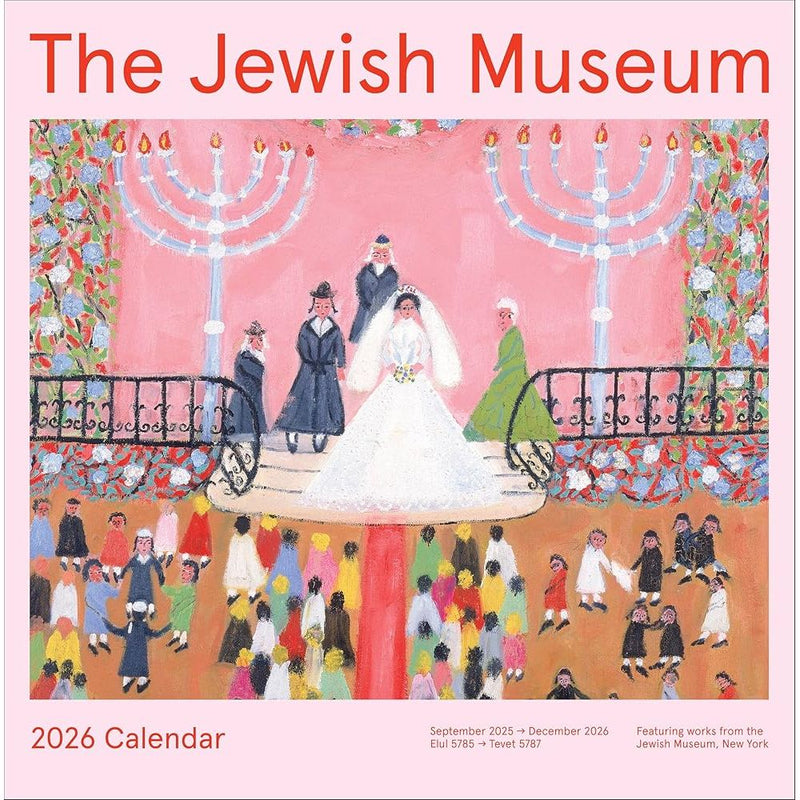 Wall Calendar 2026, The Jewish Museum Art, 12 Months, Large Grid Design Featuring 12 Artworks cover image