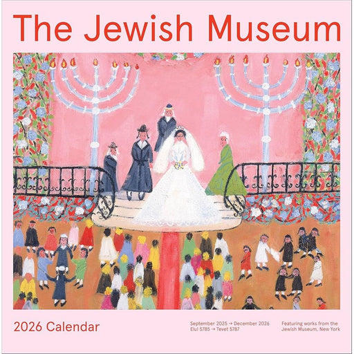 Wall Calendar 2026, The Jewish Museum Art, 12 Months, Large Grid Design Featuring 12 Artworks cover image