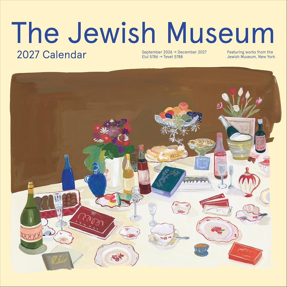 Wall Calendar 2027, The Jewish Museum, 12 Months, Large Grid Design Featuring 12 Artworks cover image