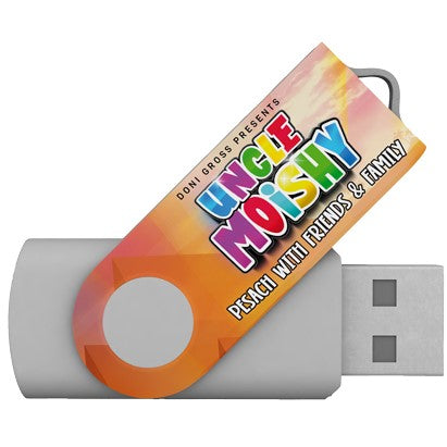 Uncle Moishy Pesach with Friends & Family USB / Car Stick By Doni Gross Productions