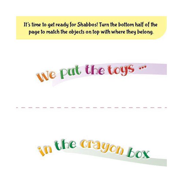 Match 'Em Up! Get Ready for Shabbos A Board book by Raizy Czitter for Ages 2-4