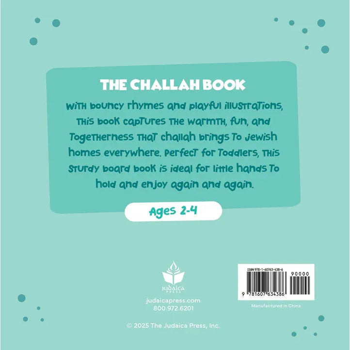 The Challah Book A Board Book By Yanky Gitlin Ages 2-4 Years