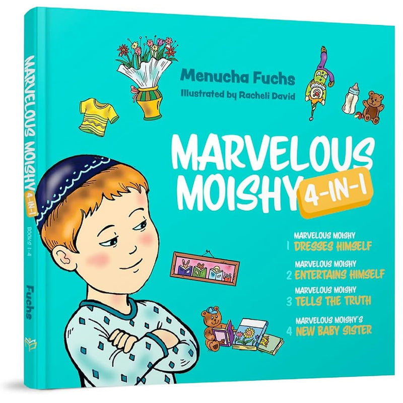 Marvelous Moishy 4 in 1 (Books 1 - 4) cover image