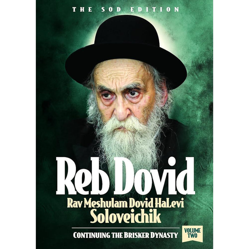 Reb Dovid, Volume 2: Rav Meshulam Dovid HaLevi Soloveichik - Continuing the Brisker dynasty cover image