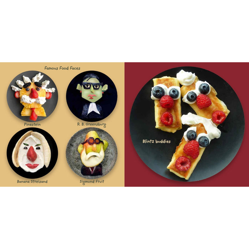 Meshuggah Food Faces by Bill & Claire Wurtzel 100 fun­ny food art images