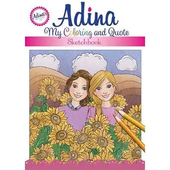 Adina: My Coloring and Quote Sketchbook cover image