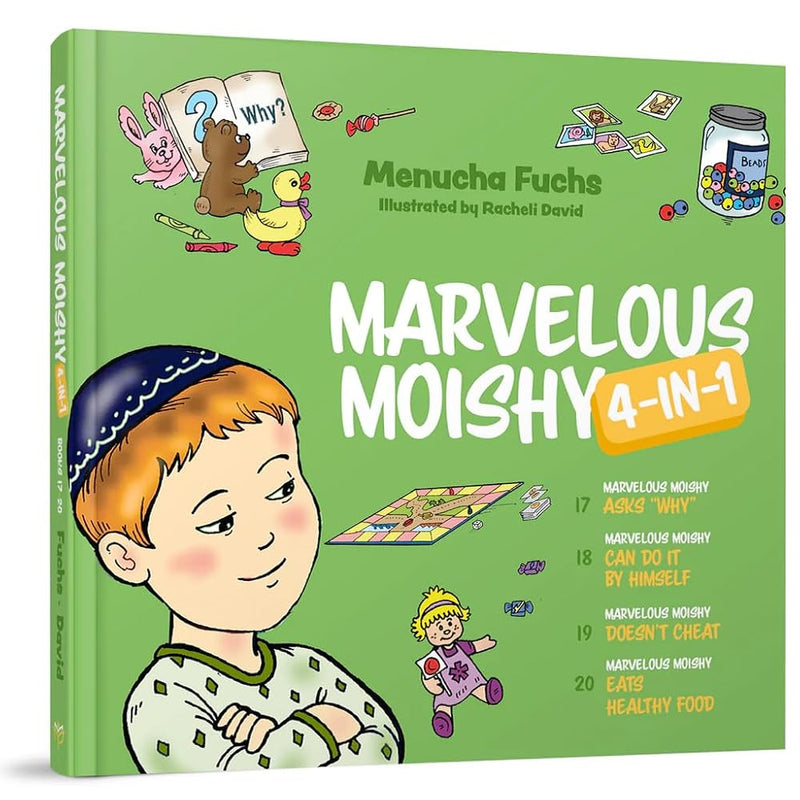 Marvelous Moishy 4 in 1( books 17-20) cover image