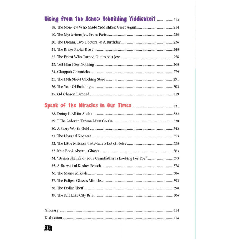 Amazing Miracle Stories For Kids  Volume 4 by Baila Brikman , Shani Eichler , Chaya Wilmowsky , Shandy Eller & Leora Nadtochy